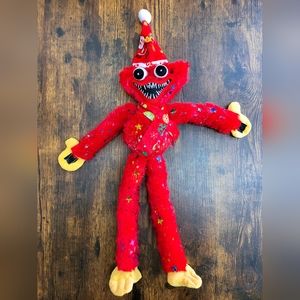 Christmas Huggy Wuggy, RED Huggy Wuggy in Christmas Costume